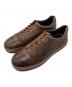 Santoni（サントーニ）の古着「レザーローカットスニーカー」｜ブラウン