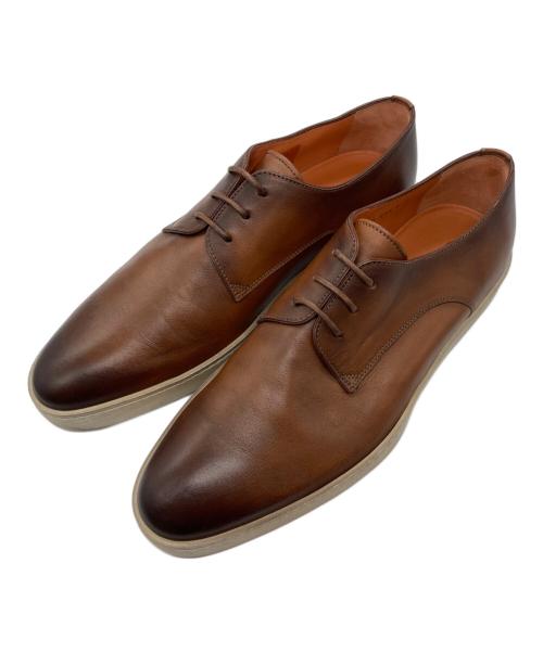 Santoni（サントーニ）Santoni (サントーニ) レザーシューズ ブラウン サイズ:5の古着・服飾アイテム