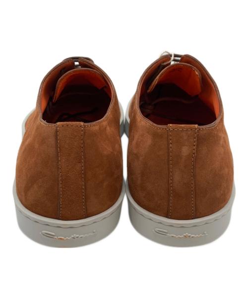 Santoni（サントーニ）Santoni (サントーニ) スエード ダービーシューズ オレンジ サイズ:UK5の古着・服飾アイテム