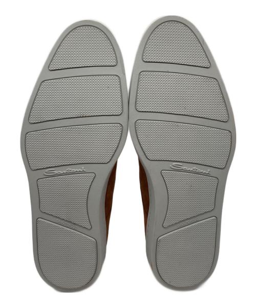 Santoni（サントーニ）Santoni (サントーニ) スエード ダービーシューズ オレンジ サイズ:UK5の古着・服飾アイテム