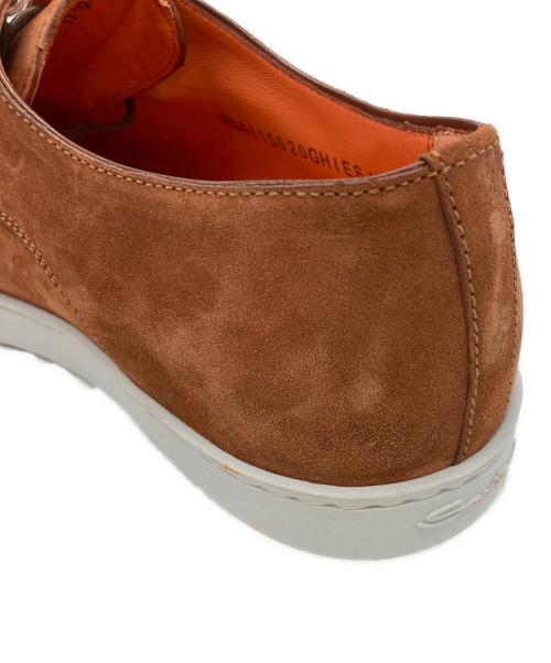 Santoni（サントーニ）Santoni (サントーニ) スエード ダービーシューズ オレンジ サイズ:UK5の古着・服飾アイテム