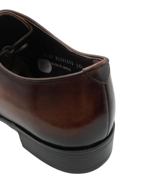 UNIVERSAL LANGUAGE（ユニバーサルランゲージ）UNIVERSAL LANGUAGE (ユニバーサルランゲージ) レザーシューズ ブラウン サイズ:24 1/2の古着・服飾アイテム