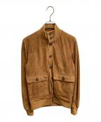 VALSTARヴァルスター）の古着「スエードレザーブルゾン」｜ブラウン