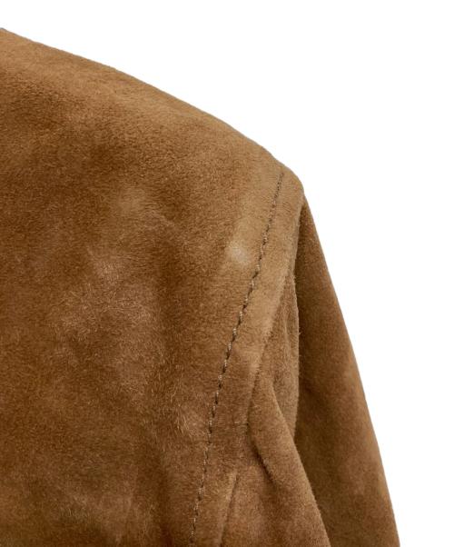 VALSTAR（ヴァルスター）VALSTAR (ヴァルスター) スエードレザーブルゾン ブラウン サイズ:42の古着・服飾アイテム