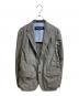COMME des GARCONS HOMME（コムデギャルソン オム）の古着「ウールギャバ5Bテーラードジャケット」｜グレー