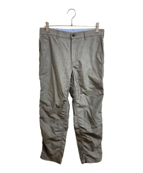 COMME des GARCONS HOMME（コムデギャルソン オム）COMME des GARCONS HOMME (コムデギャルソン オム) ウールギャバノータックスラックス グレー サイズ:Sの古着・服飾アイテム