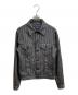 COMME des GARCONS HOMME（コムデギャルソン オム）の古着「ストライプウールトラッカージャケット」｜グレー