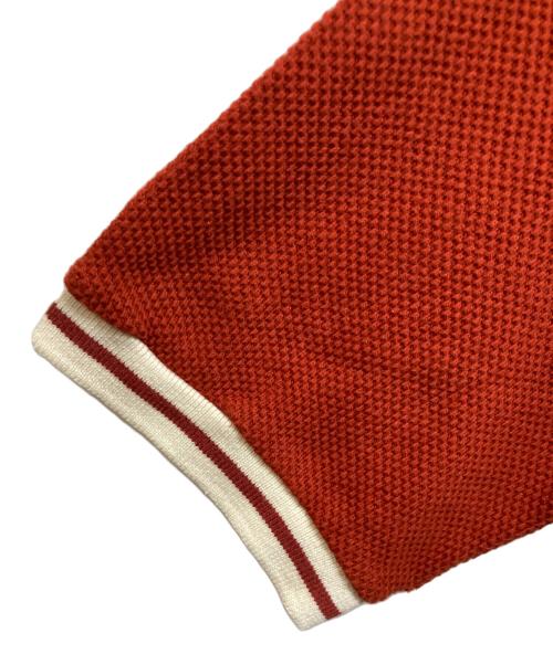 FRED PERRY（フレッドペリー）FRED PERRY (フレッドペリー) NIGEL CABOURN (ナイジェルケーボン) ポロシャツ レッド サイズ:38の古着・服飾アイテム