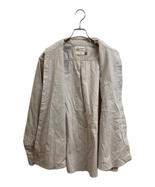 stussy（ステューシー）stussy (ステューシー) ワークシャツ グレー サイズ:Mの古着・服飾アイテム