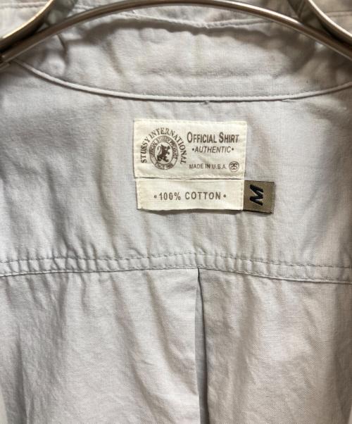 stussy（ステューシー）stussy (ステューシー) ワークシャツ グレー サイズ:Mの古着・服飾アイテム