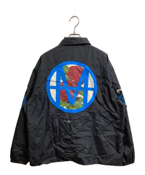 UNDERCOVER（アンダーカバー）UNDERCOVER (アンダーカバー) フラワーモチーフバックプリントコーチジャケット ブラック サイズ:2の古着・服飾アイテム