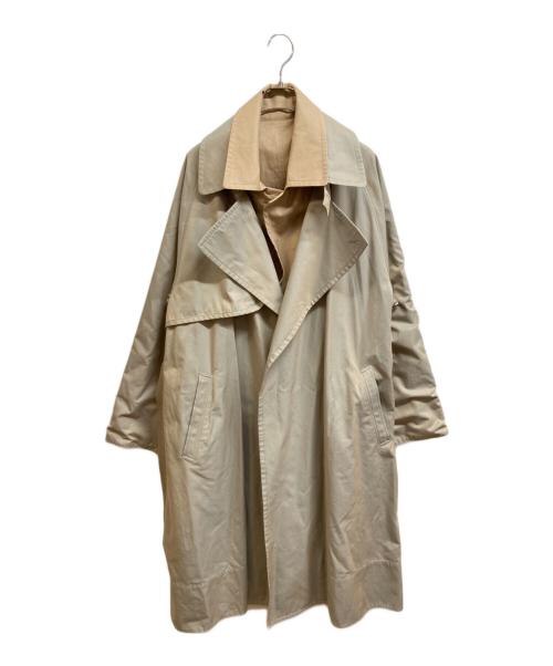 WARDER（ワーダー）WARDER (ワーダー) FINX TWILL RIVERSIBLE COAT ベージュ サイズ:Mの古着・服飾アイテム