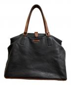 TOMORROW LAND×Daniel&Bobトゥモローランド×ダニエル＆ボブ）の古着「BAIN ALCE レザートートバッグ」｜ブラック