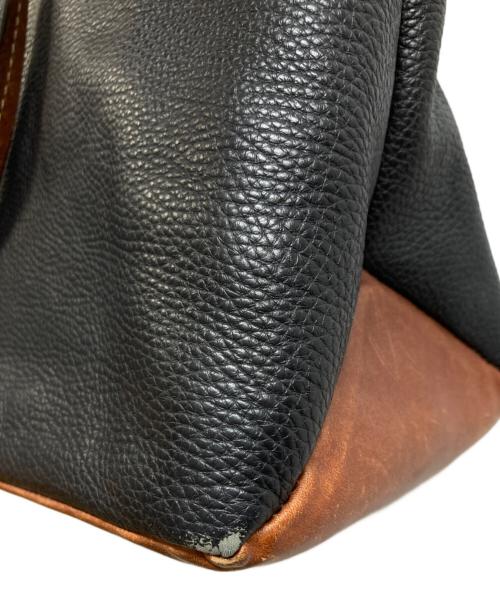 TOMORROW LAND（トゥモローランド）TOMORROW LAND (トゥモローランド) Daniel&Bob (ダニエル＆ボブ) BAIN ALCE レザートートバッグ ブラックの古着・服飾アイテム