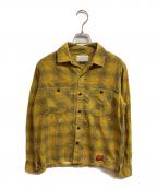NEIGHBORHOODネイバーフッド）の古着「フランネルシャツ」｜イエロー