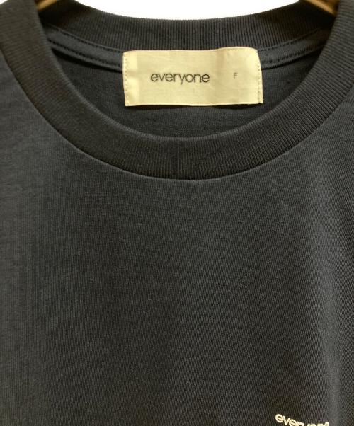 everyone（エブリワン）everyone (エブリワン) プリントTシャツ ネイビー サイズ:FREEの古着・服飾アイテム