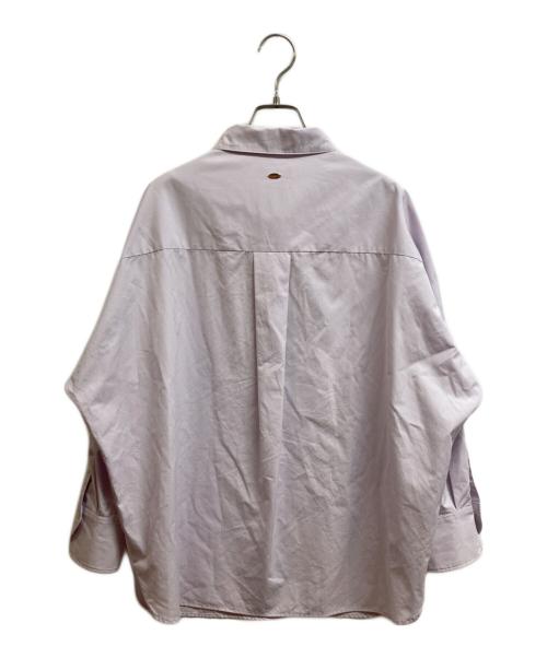 anuans（アニュアンス）anuans (アニュアンス) スタンダードシャツ パープル サイズ:Freeの古着・服飾アイテム