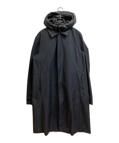 DESCENTE（デサント）DESCENTE (デサント) フーデッドライナー付きステンカラーコート ブラック サイズ:XLの古着・服飾アイテム