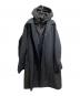 中古・古着 DESCENTE (デサント) フーデッドライナー付きステンカラーコート ブラック サイズ:XL：8000円