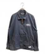 NEIGHBORHOODネイバーフッド）の古着「ロゴプリントワークジャケット」｜グレー