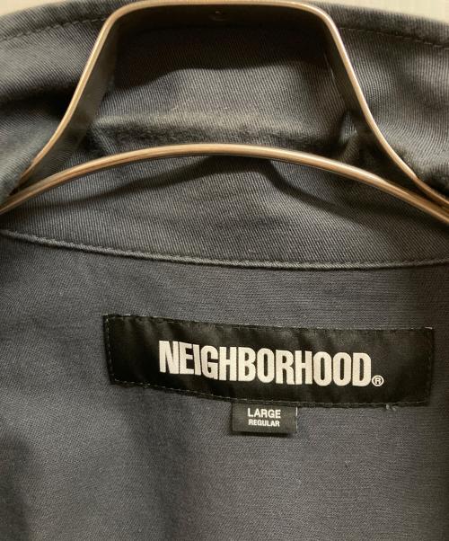 NEIGHBORHOOD（ネイバーフッド）NEIGHBORHOOD (ネイバーフッド) ロゴプリントワークジャケット グレー サイズ:Lの古着・服飾アイテム