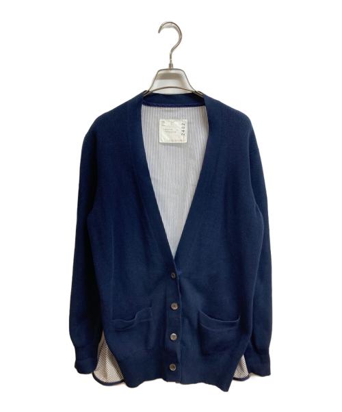 sacai（サカイ）sacai (サカイ) ニットカーディガン ネイビー サイズ:2の古着・服飾アイテム