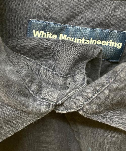 WHITE MOUNTAINEERING（ホワイトマウンテ二アニング）WHITE MOUNTAINEERING (ホワイトマウンテ二アニング) リネンシャツ ネイビー サイズ:2の古着・服飾アイテム
