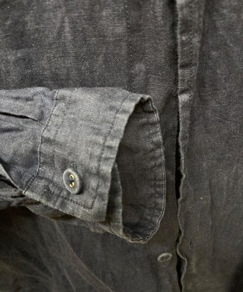 WHITE MOUNTAINEERING（ホワイトマウンテ二アニング）WHITE MOUNTAINEERING (ホワイトマウンテ二アニング) リネンシャツ ネイビー サイズ:2の古着・服飾アイテム