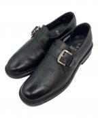 REGALリーガル）の古着「モンクストラップシューズ」｜ブラック