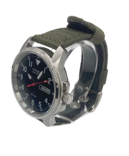 CITIZEN（シチズン）CITIZEN (シチズン) リストウォッチ グリーンの古着・服飾アイテム