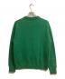 CABAN (キャバン) ウールカシミヤ アートフレーム クルーネックプルオーバー グリーン サイズ:F：27000円