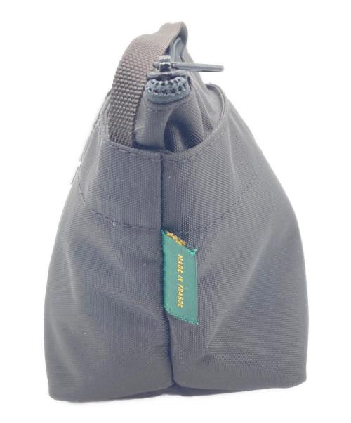 Herve Chapelier（エルベシャプリエ）Herve Chapelier (エルベシャプリエ) ナイロン舟型ショルダーバッグXS ブラックの古着・服飾アイテム