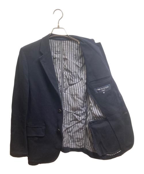 COMME des GARCONS HOMME（コムデギャルソン オム）COMME des GARCONS HOMME (コムデギャルソン オム) ウールサージ製品縮絨ジャケット ネイビー サイズ:XSの古着・服飾アイテム