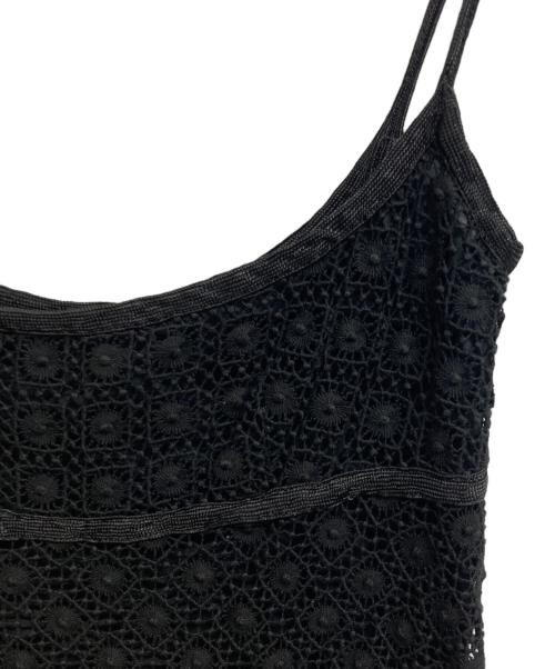 MARC JACOBS（マークジェイコブズ）MARC JACOBS (マークジェイコブス) キャミソールワンピース ブラックの古着・服飾アイテム