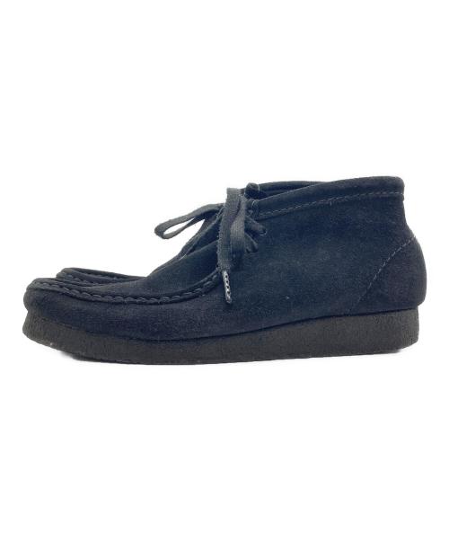 CLARKS（クラークス）CLARKS (クラークス) Wallabee Boot Black Suede ブラック サイズ:38の古着・服飾アイテム