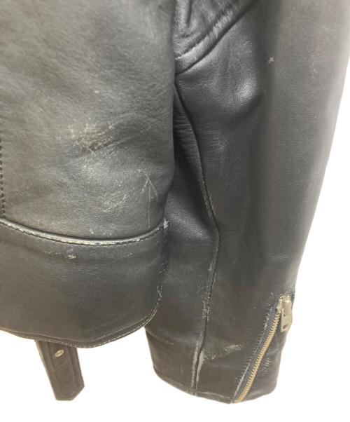 HARLEY-DAVIDSON（ハーレーダビッドソン）HARLEY-DAVIDSON (ハーレーダビッドソン) ダブルライダースジャケット ブラック サイズ:38の古着・服飾アイテム