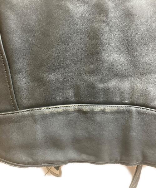 HARLEY-DAVIDSON（ハーレーダビッドソン）HARLEY-DAVIDSON (ハーレーダビッドソン) ダブルライダースジャケット ブラック サイズ:38の古着・服飾アイテム