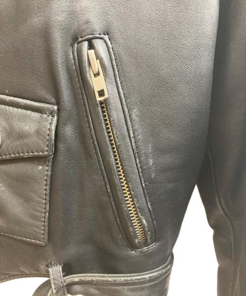 HARLEY-DAVIDSON（ハーレーダビッドソン）HARLEY-DAVIDSON (ハーレーダビッドソン) ダブルライダースジャケット ブラック サイズ:38の古着・服飾アイテム