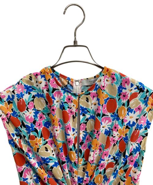 CORCOVADO（コルコバード）CORCOVADO (コルコバード) 花柄ノースリーブワンピース マルチカラー サイズ:Sの古着・服飾アイテム