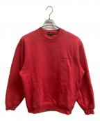 BALENCIAGAバレンシアガ）の古着「スモールロゴ スウェット」｜レッド