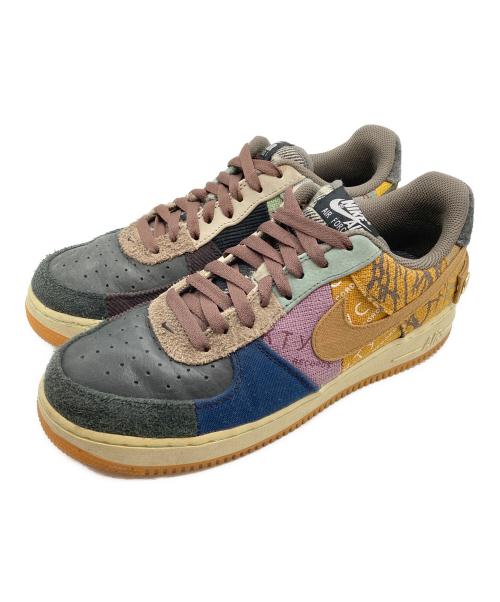 NIKE（ナイキ）NIKE (ナイキ) Travis Scott (トラヴィス・スコット) Air Force 1 Low Cactus Jack グレー サイズ:US9の古着・服飾アイテム