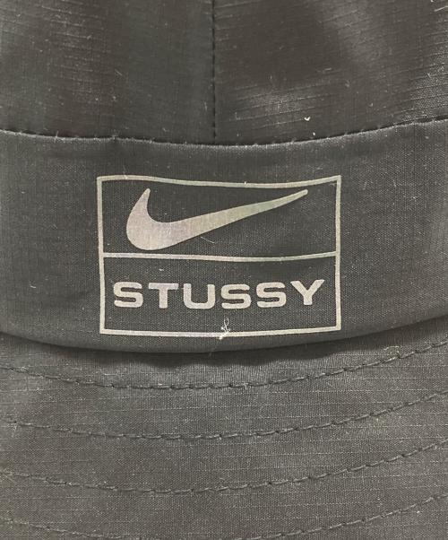 NIKE（ナイキ）NIKE (ナイキ) stussy (ステューシー) バケットハット ブラック 未使用品の古着・服飾アイテム