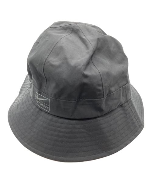 NIKE（ナイキ）NIKE (ナイキ) stussy (ステューシー) バケットハット ブラック 未使用品の古着・服飾アイテム