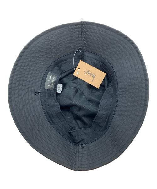 NIKE（ナイキ）NIKE (ナイキ) stussy (ステューシー) バケットハット ブラック 未使用品の古着・服飾アイテム