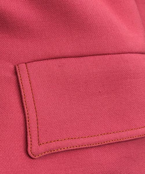 MARNI（マルニ）MARNI (マルニ) ノーカラージャケット ピンク サイズ:42の古着・服飾アイテム