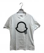 MONCLERモンクレール）の古着「ビーズデザインロゴTシャツ」｜ホワイト