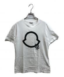 MONCLER（モンクレール）の古着「ビーズデザインロゴTシャツ」｜ホワイト