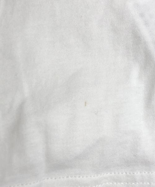 MONCLER（モンクレール）MONCLER (モンクレール) ビーズデザインロゴTシャツ ホワイト サイズ:Sの古着・服飾アイテム