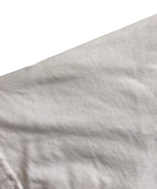 MONCLER（モンクレール）MONCLER (モンクレール) ビーズデザインロゴTシャツ ホワイト サイズ:Sの古着・服飾アイテム