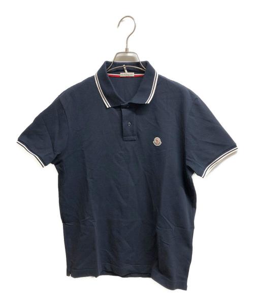 MONCLER（モンクレール）MONCLER (モンクレール) AGLIA POLO MANICA CORTA ネイビー サイズ:Mの古着・服飾アイテム